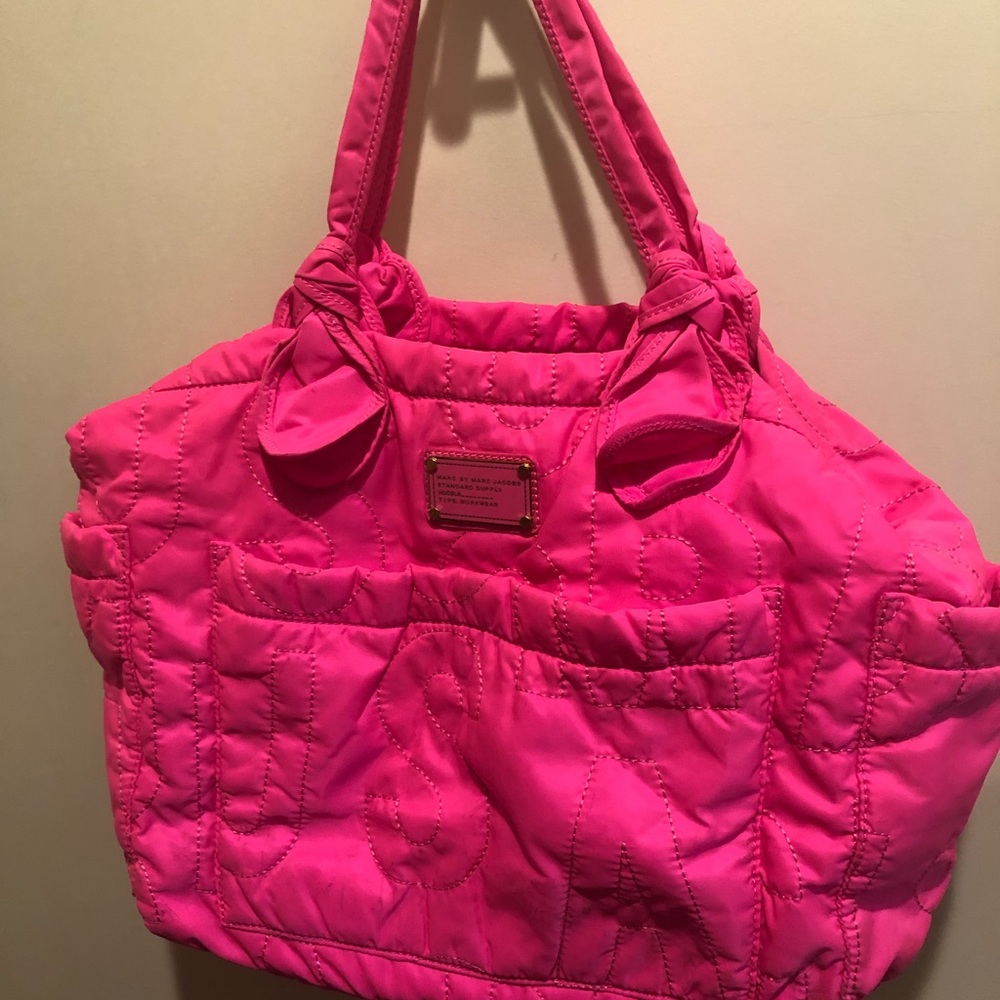 Marc Jacobs Hot Pink Diaper Bag